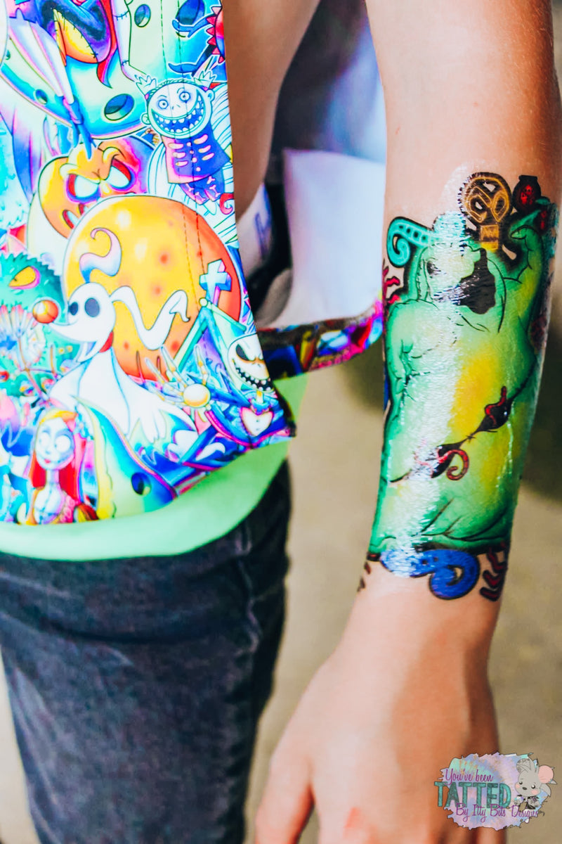 Boogie Bug Guy Half Sleeve tattoo – Itty Bits Designs